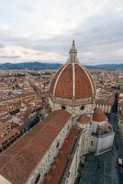 View of the cathedral of florence Stock Photos