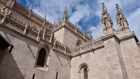 View of the Cathedral of Granada, Spain Stock Footage 318732646