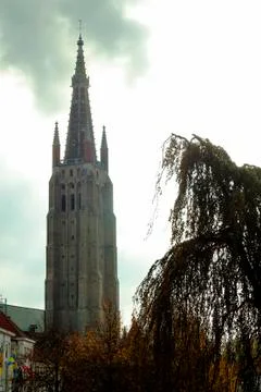 A view of the cathedral. Stock Photos