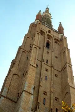 A view of the cathedral. Stock Photos