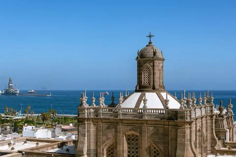 View From The Cathedral Rooftop Stock Photos