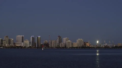 View of CBD Skyline at Dusk 動画素材 61419120