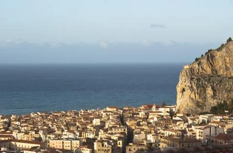 View of the Cefalu Stock Photos