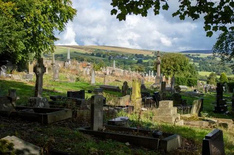 View of Cemetery Stock Photos