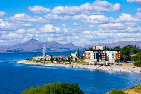 View of Centenario Beach Stock Photos