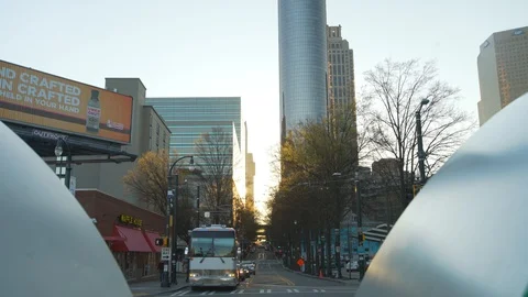View from the Centennial Olympic Park in Atlanta-47 Video stock 104940204