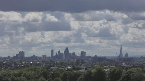 A view of the central district of the city. Stock Footage 75847127