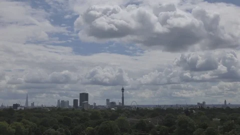 A view of the central district of the city. Stock Footage 75847685
