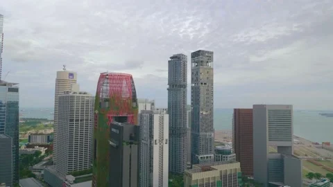 View of Central Singapore Stock-Footage 135842084