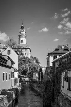 View of Cesky Krumlov Foto stock