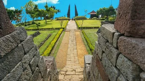 View of Cetho Temple Stock Photos