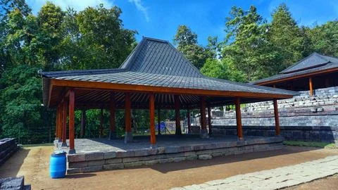 View of Cetho Temple Stock Photos