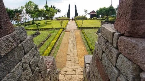 View of Cetho Temple Stock Photos