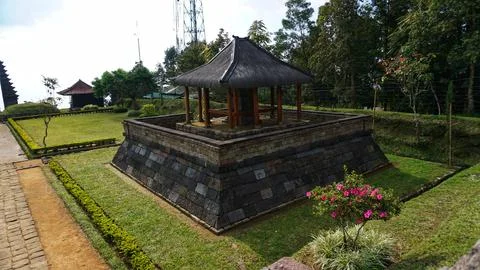 View of Cetho Temple Stock Photos