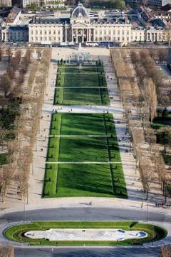 View of Champ de Mars Stock Photos