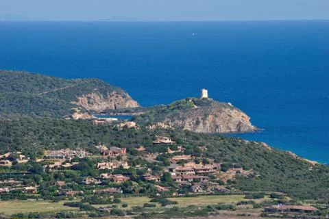 View of Chia coast Stock-Fotos