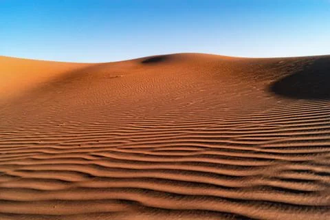 View of Chigaga Sand Dunes Landscape Stock Photos