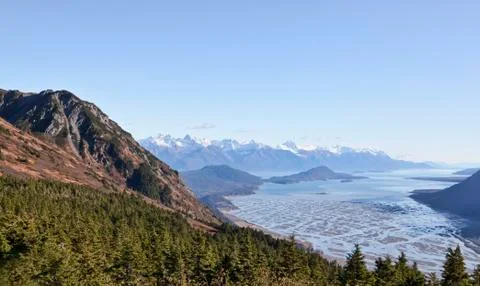 View of the Chilkat Inlet Stock Photos