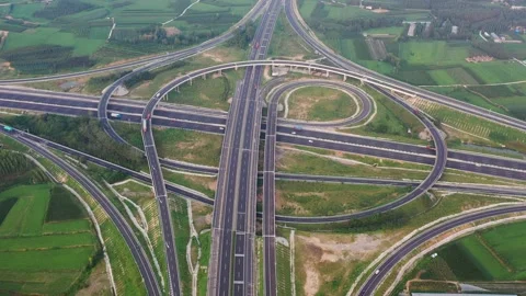 View of China express way Vidéo 159081499