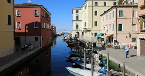 A view Chioggia Stock-Footage 105290504