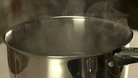 View of chocolate glaze cooking process Stock Footage 122696214