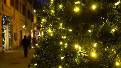 View of Christmas tree Stock Footage 86285917