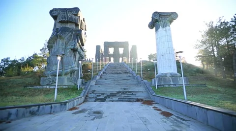 View of Chronicle of Georgia Stock Footage 52845877