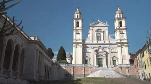 View of the church Video stock 133794029