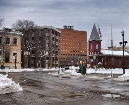 View from circle Stock Photos