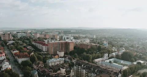 View of the city from above Stock Footage 134581848