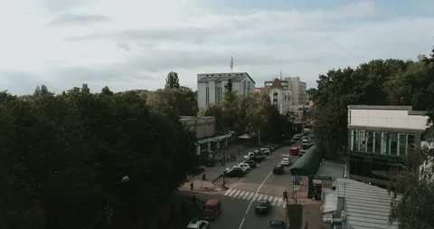 View of the city from above Stock-Footage 134581874