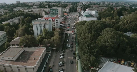 View of the city from above Видео 134583536