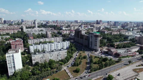 View of the city from above Stock Footage 218163960