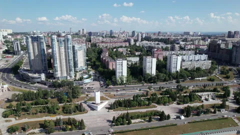 View of the city from above Stock Footage 219214937
