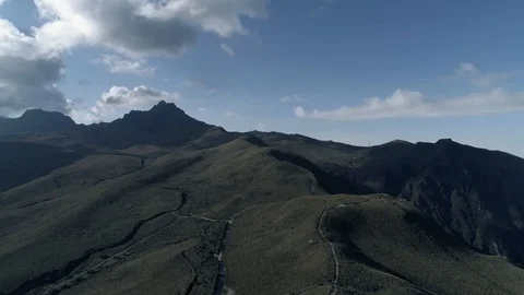 View of the city and mountains. Stock Footage 89850779