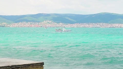 View of city and sea Stock Footage 78221012
