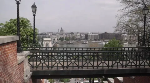 View of the city of Budapest. Stock Footage 62843338