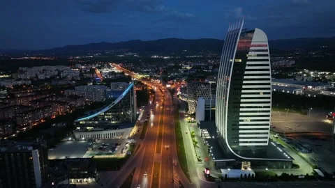View of the city - Carigradsko Stock Footage 197069548