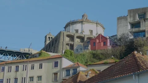 View of the city from the Douro river. Stock Footage 327687059