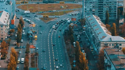 A view of a city Stock Footage 129695394