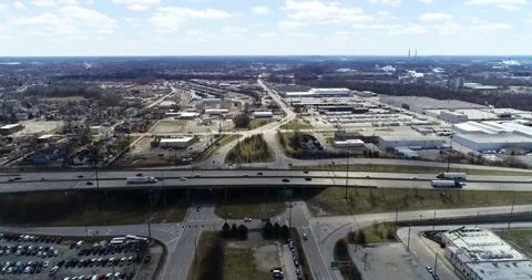 A view of a city Stock Footage 155459102