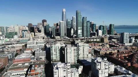 A view of a city Stock Footage 156338984
