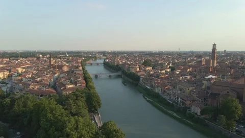 A view of a city 库存影片 156842739