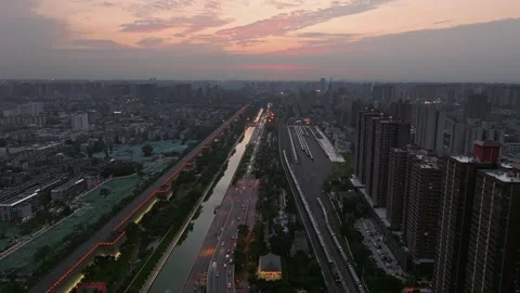 View of the city Stock Footage 259049472
