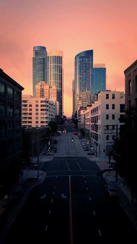 View of the city Stock Footage 272605376