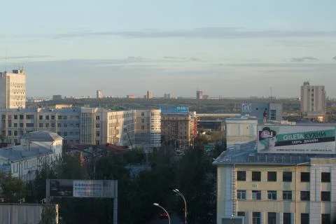 View of the city from the height Stock Photos