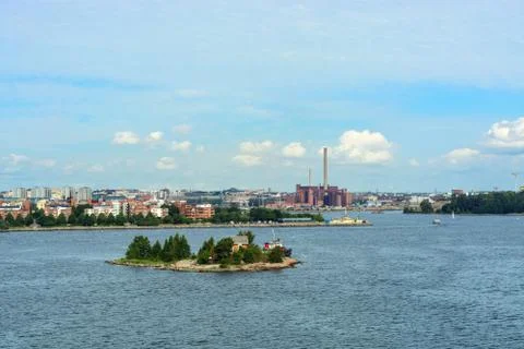 View of the city of Helsinki. Stock Photos