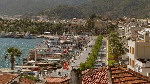 View on the city from the high Stock Footage 76983753