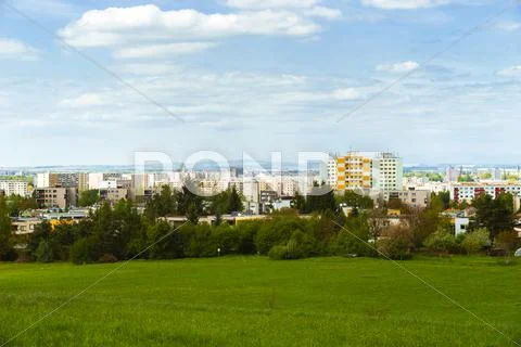 View of the city of hradec kralove Stock Photos