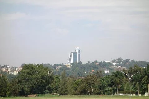 View of the city of Kampala Stock Photos